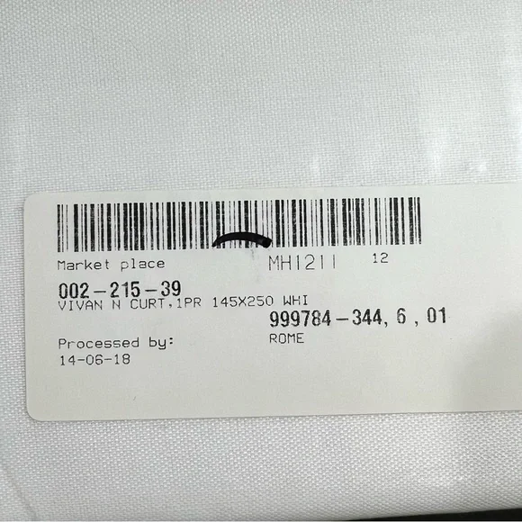 Sold NWT Multiple available IKEA VIVAN curtain set of two in package - Picture 7 of 13